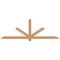 Ekena Millwork Kennewick Timber Gable Bracket, Western Red Cedar, 84"W x 28"H x 3 1/2"D x 3 1/2"F, 8/12 Pitch GBW084X28X0404KEN00SWR - alternate 1